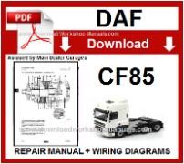 Daf  CF85 Service Repair Workshop Manual download